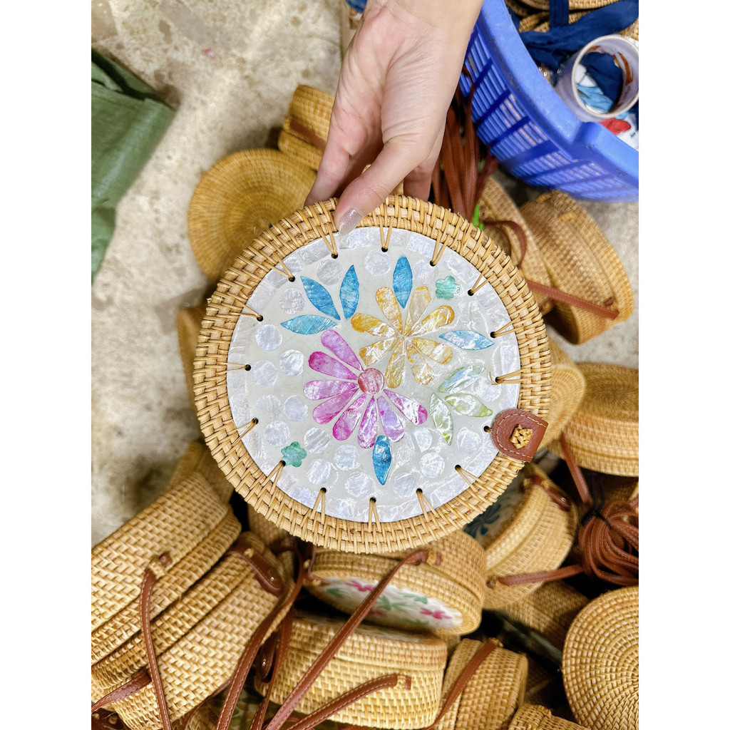 Túi xách mây tre đan hàng đẹp - hàng xuất khẩu