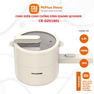 Chảo điện chảo chống dính đa năng Xiaomi Qcooker CR-DZG1801 dung tích 1,8L công suất 700w, tự động ngắt khi quá nhiệt