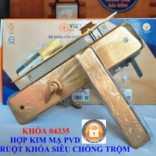 Khóa tay gạt việt tiệp 04335 mẫu mới - dùng cho cửa phòng
