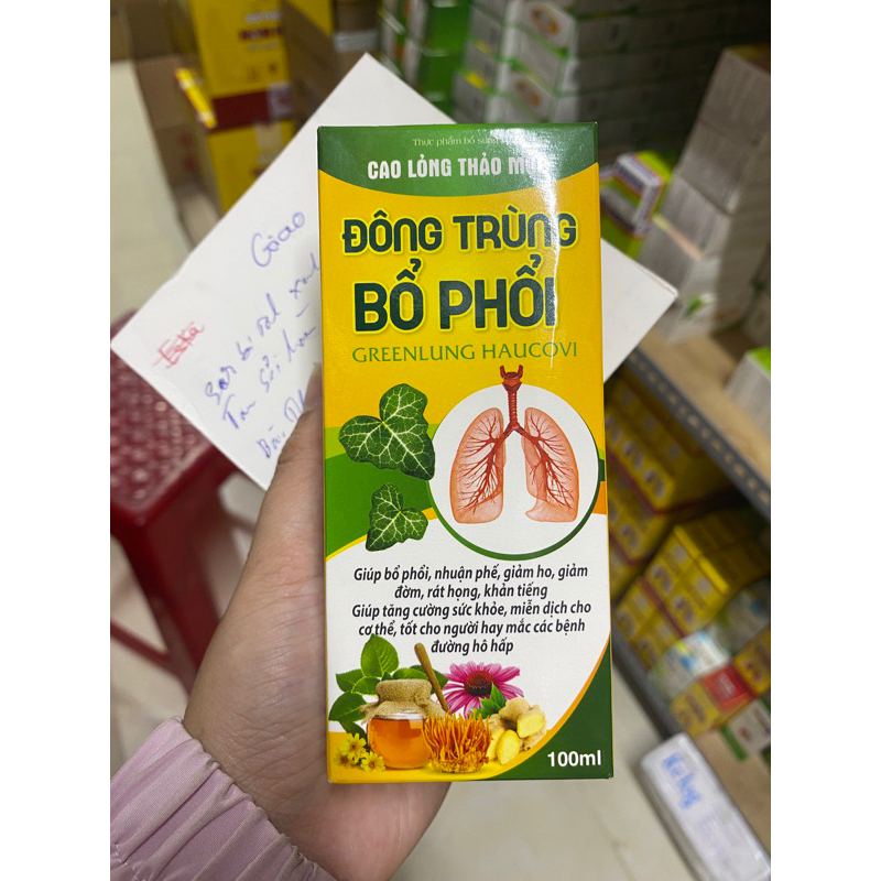 Siro Đông trùng bổ phổi 100ml