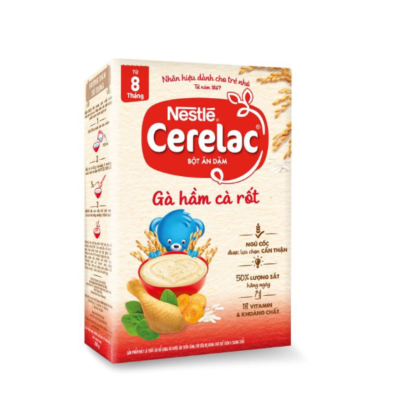 Bột ăn dặm Nestle Cerelac 200g