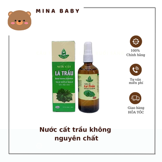 NƯỚC CẤT TRẦU KHÔNG NGUYÊN CHẤT