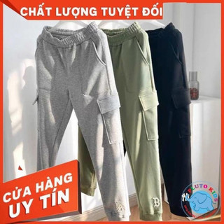 Quần nỉ da cá túi hộp