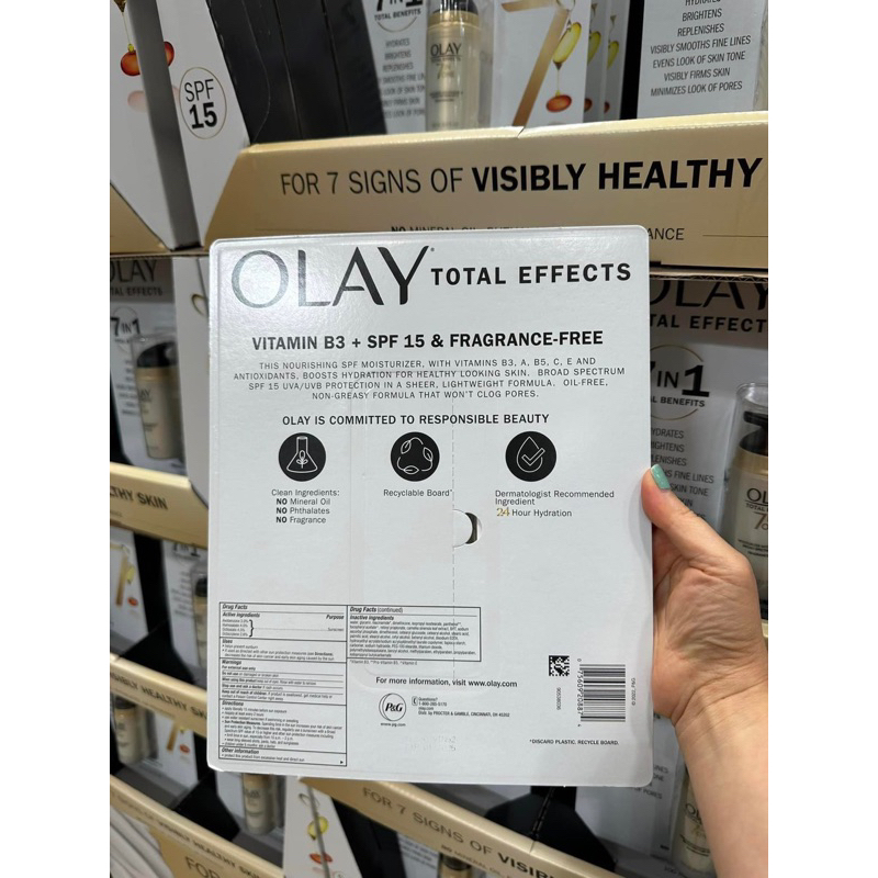 Kem dưỡng da Olay Total Effects 7 in 1 Anti-Aging Moisturizer 100gram.ban ngày