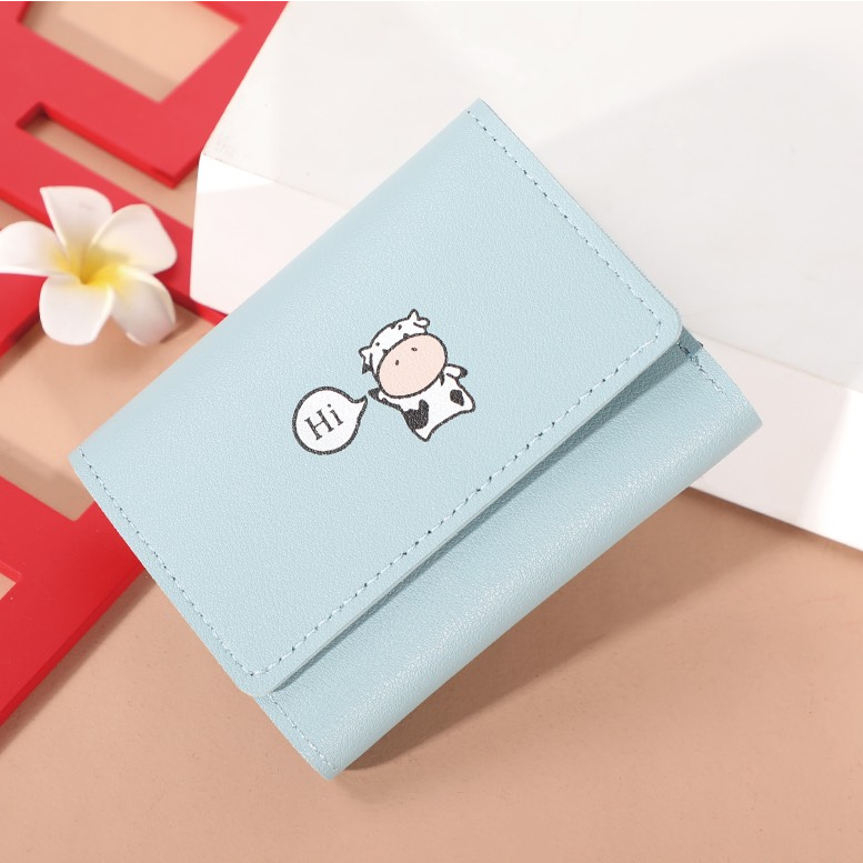 Ví nữ mini ngắn nhỏ gọn cute dễ thương bỏ túi thời trang giá rẻ NG0