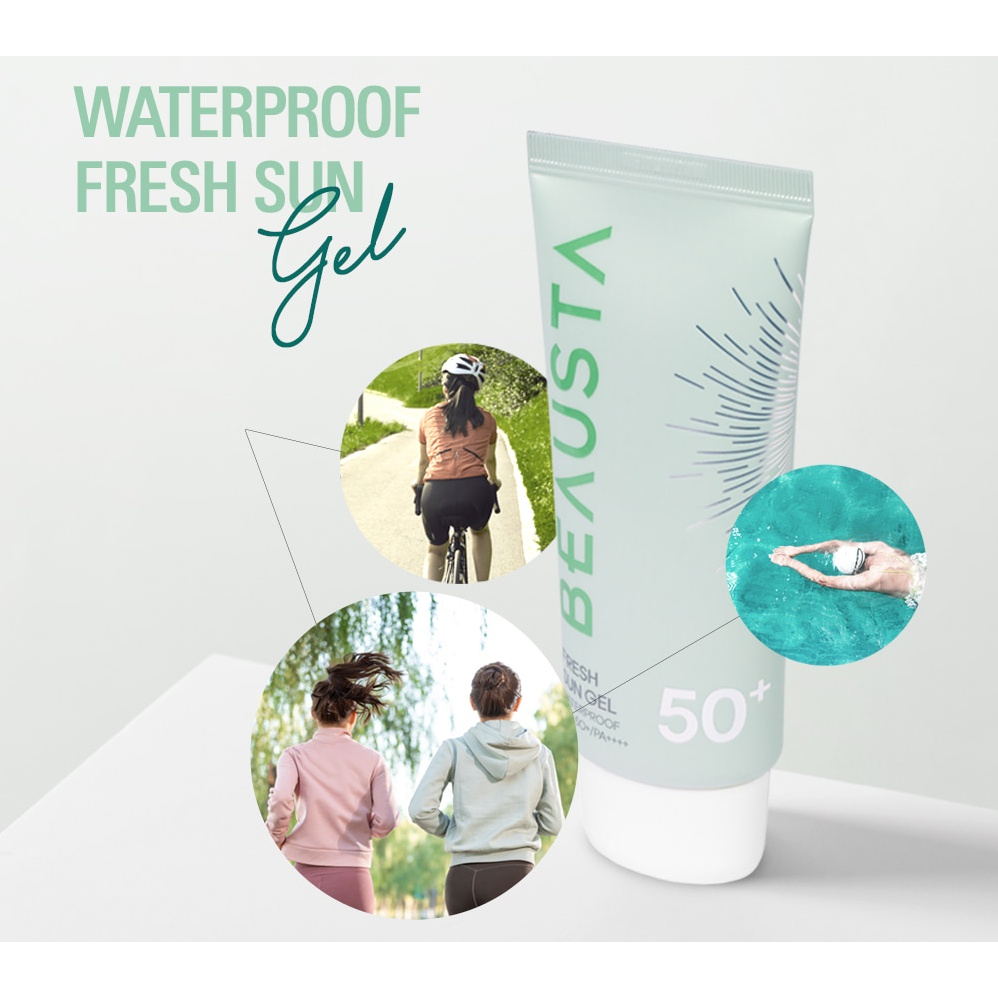 Kem Chống Nắng Dạng Gel Beausta Waterproof Fresh Sun Gel SPF50+ PA++++ 50G
