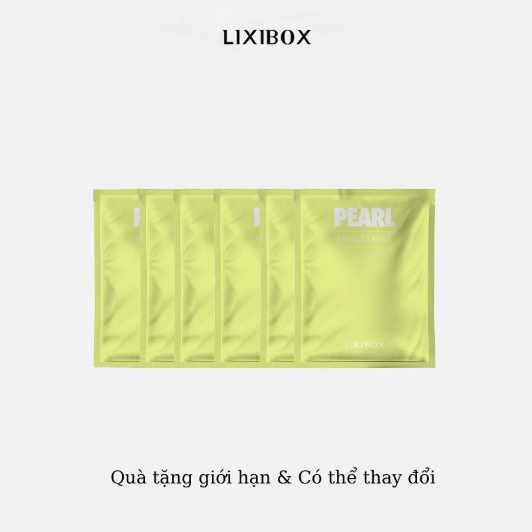  Combo 6 Lixibox Daily Facial Mask Sheet - Pearl