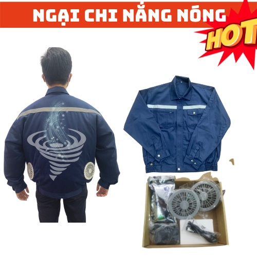 [Hàng Chính Hãng] Áo Điều Hòa Akita Nhật Bản, Bảo Hộ Lao Đông, Áo Làm Mát Cơ Thể Mùa Hè