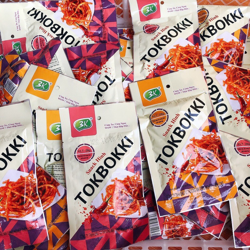 Sỉ 30 gói snack tokbokki