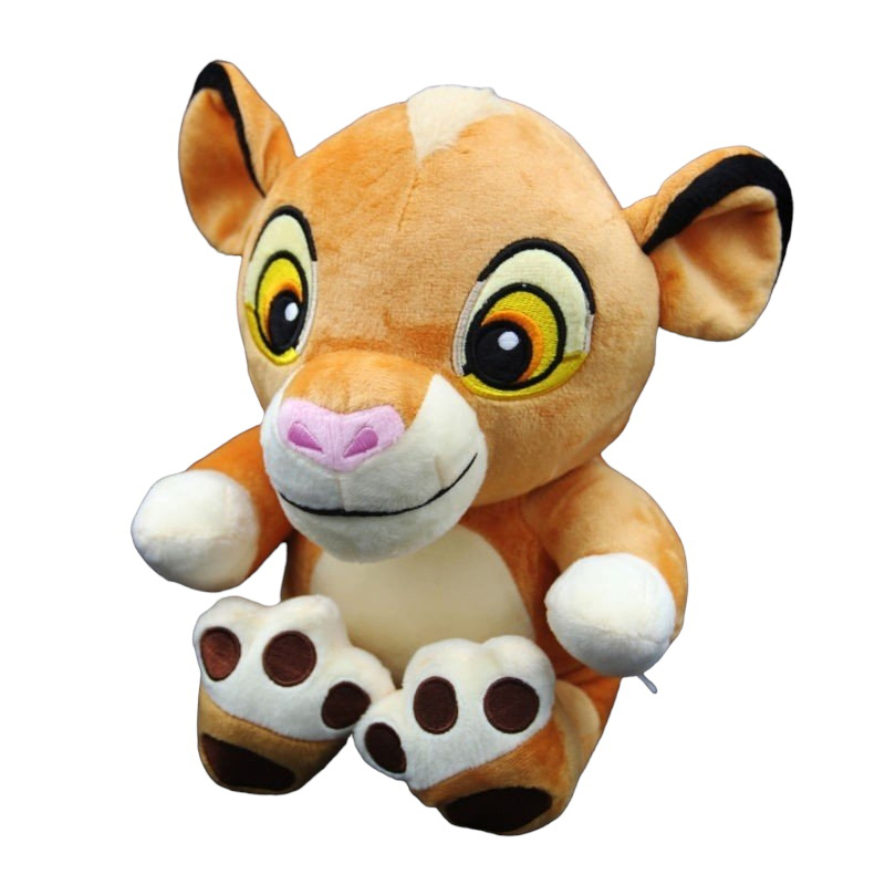 GẤU BÔNG SƯ TỬ SIMBA NGỒI DỄ THƯƠNG (30CM) VẢI NHUNG MỀM MỊN, HÀNG CAO CẤP