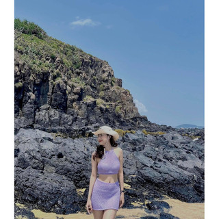 Set bikini len dệt ( ảnh thật sho tự chụp)