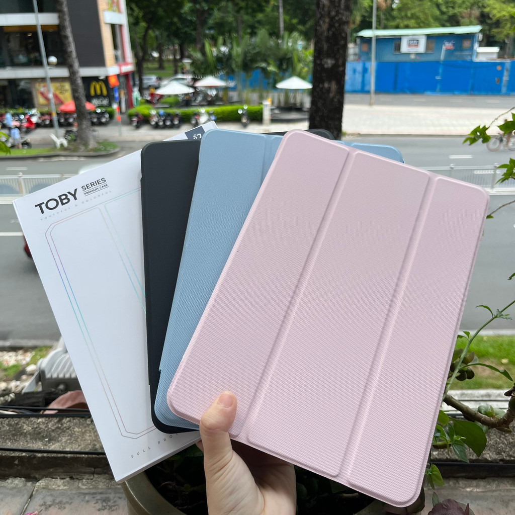 [Hỏa Tốc HCM] Bao da DUX DUCIS MiPad 6/ 6 Pro (TOBY SERIES) - Mặt lưng trong, Có Khay Bút - Hồng