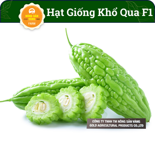 Hạt giống Khổ Qua F1 Tỉ Lệ Nảy Mầm Cao, Sinh Trưởng Và Phát Triển Khỏe, Năng Suất Cao (Gói 10 Hạt) - Nông Sản Vàng