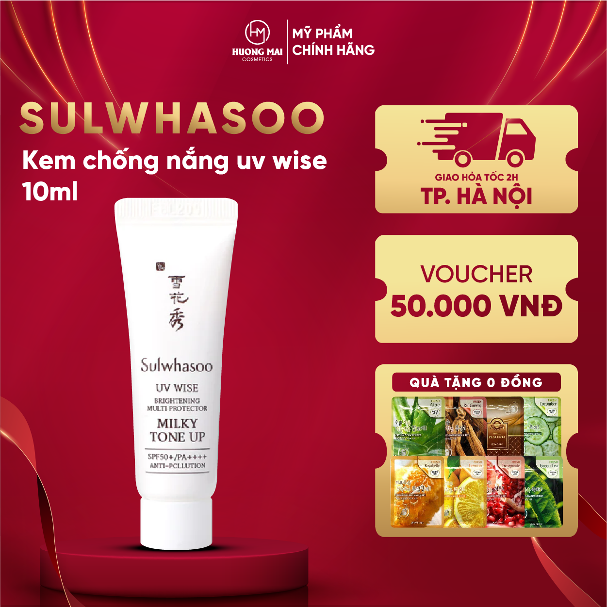 Sulwhasoo - Kem chống nắng uv wise 10ml