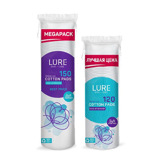 PQS - Bông tẩy trang Lure Nga 120m - 150m