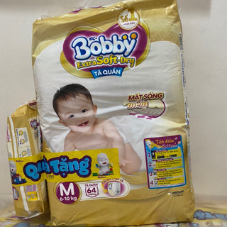 Tả quần cao cấp bobby extra soft dry size s70/m60/l56 miếng