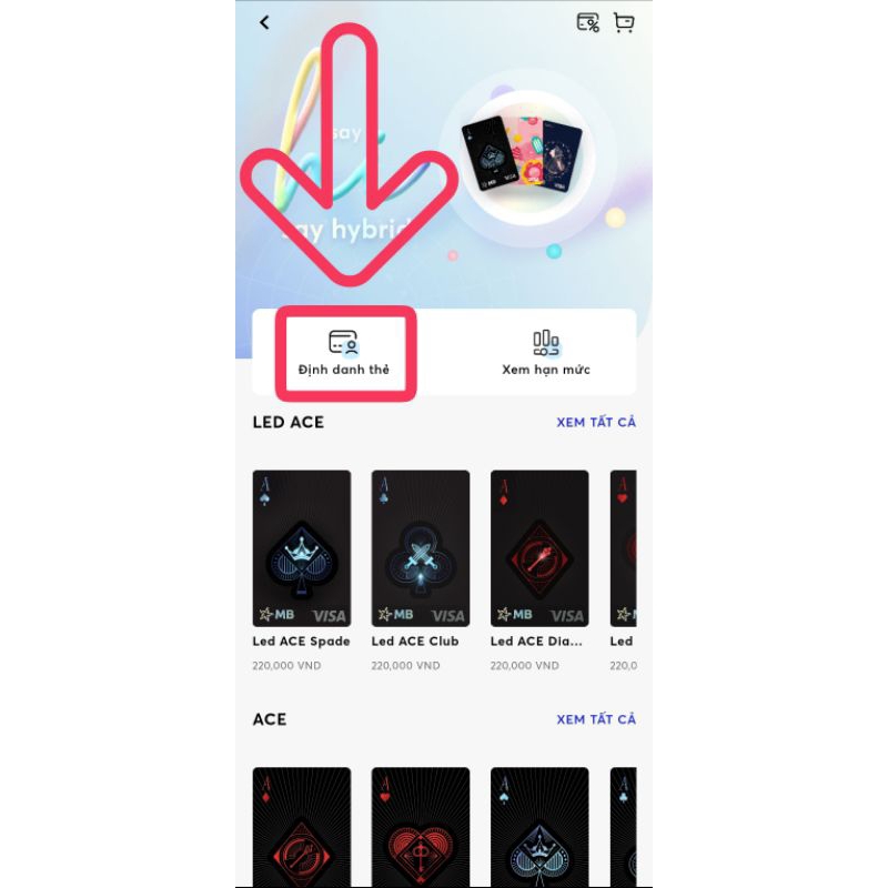 MBBank thẻ eVIPcare Hi VISA Collection 2in1 ATM