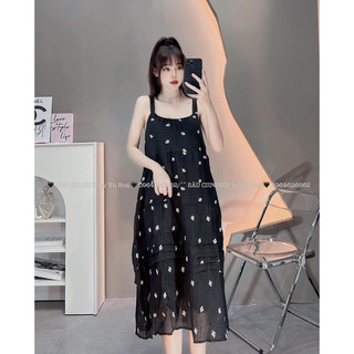 🌈BIGSIZE  ĐẦM XOÈ XẾP LY  🌈