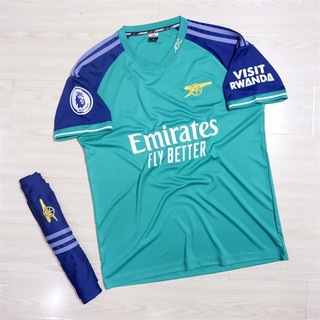Bộ quần áo bóng đá CLB ARSENAL Xanh ngọc JP update mới nhất 2024