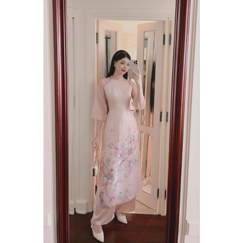 Áo Dài cách tân kết hoa cao cấp đẹp sang chảnh hàng thiết kế giá sỉ