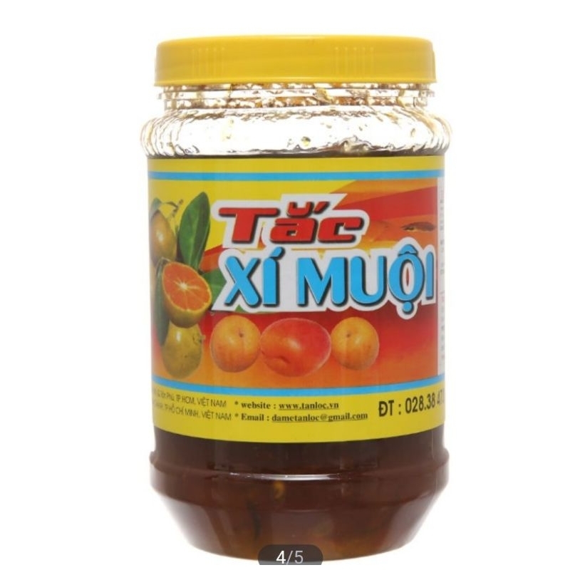 tắc xí muội tấn lộc 580g