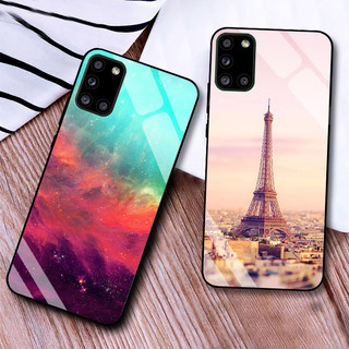 Ốp Lưng SAMSUNG M51, A31, A51, A71 Lưng kính cường lực Sang Trọng, Sáng Bóng