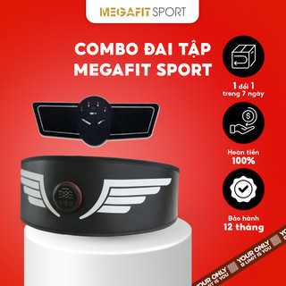 Combo Đai Tập Bụng Megafit Kết Hợp Đai Tay Đai Đùi thon gọn cơ thể