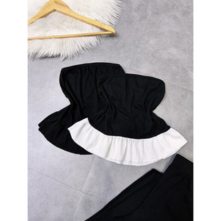 Set áo ống bèo(thun gân) - CAROTSHOP