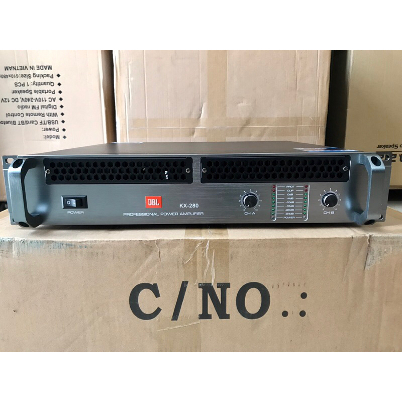 Cục đẩy công suất JBL kx-280 /24 sò NJW( hàng nhập nguyên thùng)