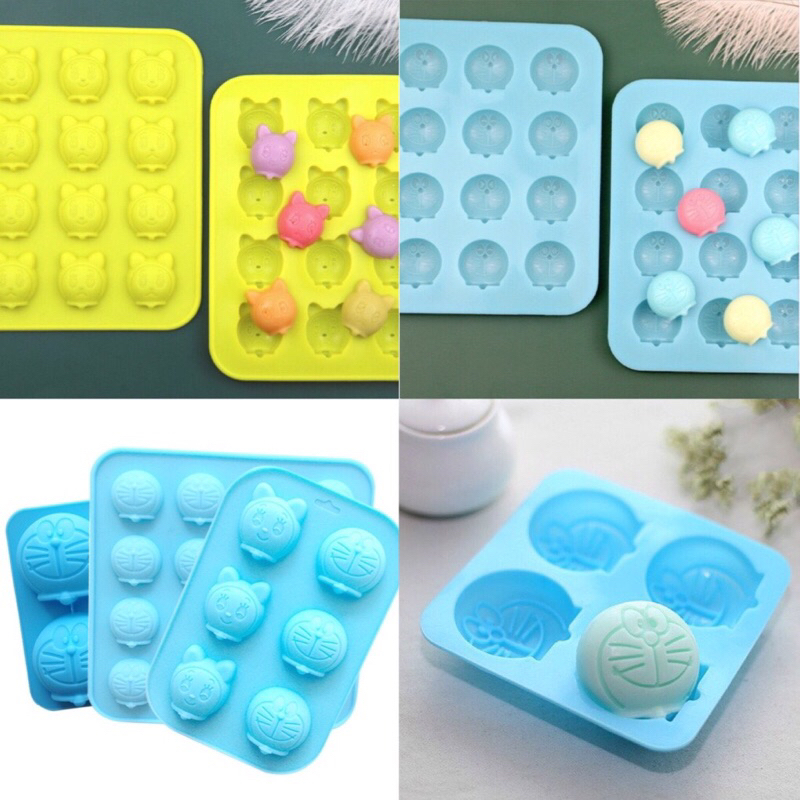HCM - KHUÔN SILICON (SILICONE) HÌNH DOREMON, DOREMI (GIAO MÀU NGẪU NHIÊN) BỘI SHOP