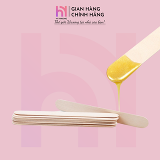 {Quà Tặng Không Bán} Combo 5 Que Gỗ Đè Lưỡi Phết Sáp Tiện Dụng