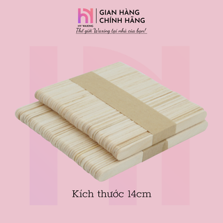 {Quà Tặng Không Bán} Combo 5 Que Gỗ Đè Lưỡi Phết Sáp Tiện Dụng