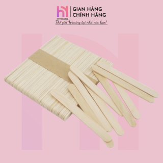 {Quà Tặng Không Bán} Combo 5 Que Gỗ Đè Lưỡi Phết Sáp Tiện Dụng