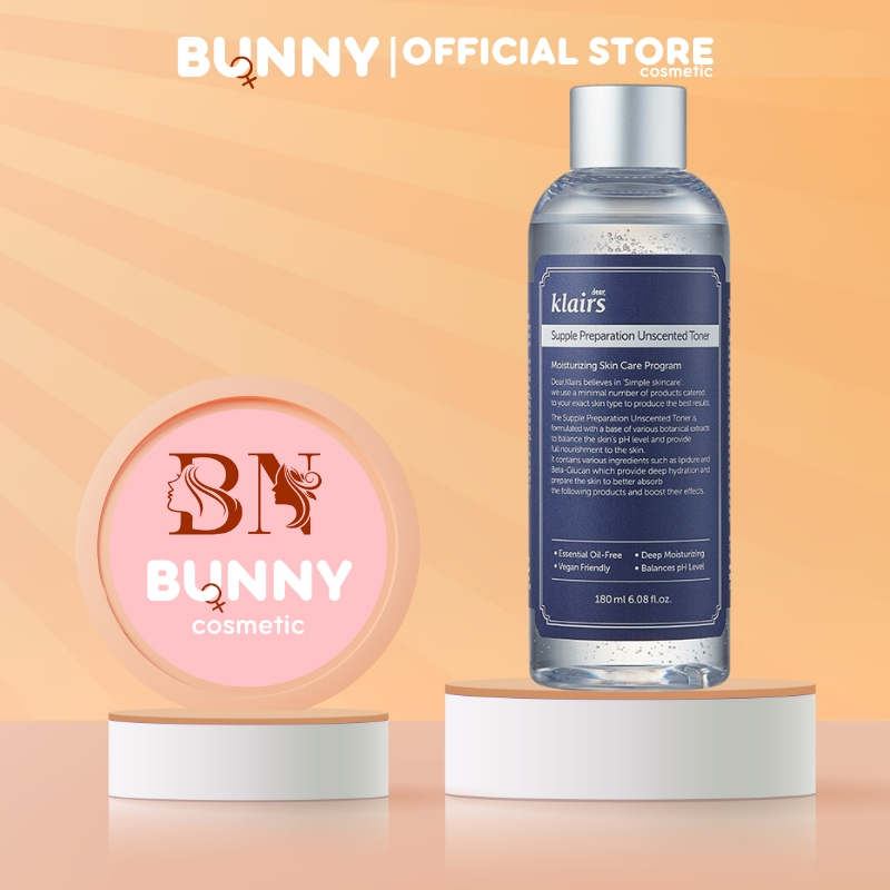 Nước Hoa Hồng Không Mùi Dear Klairs Dưỡng Ẩm Da Và Làm Mềm Da 180ml