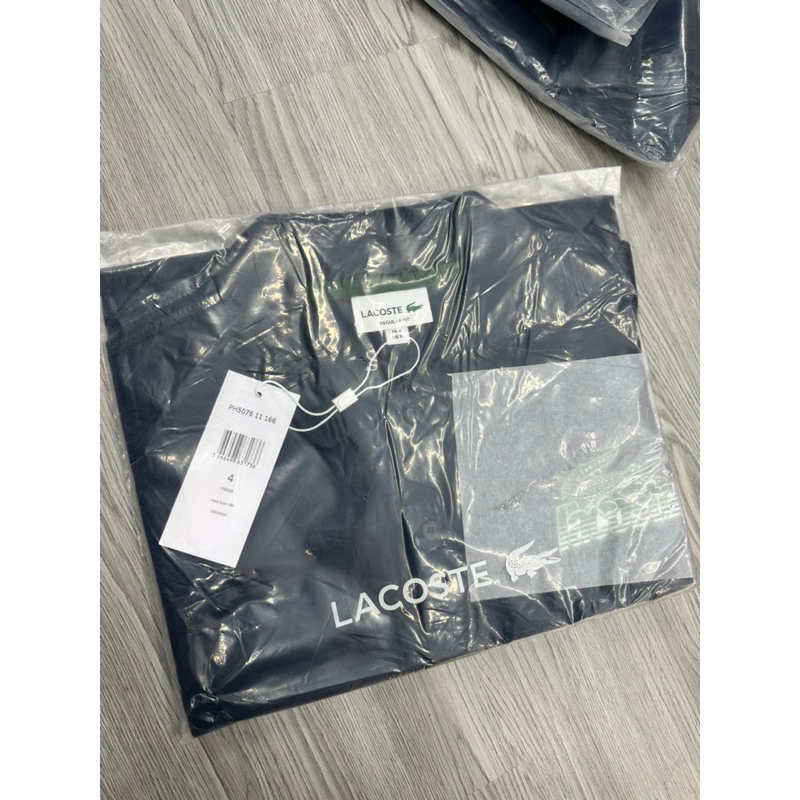 Áo Polo Lacoste con Logo Azul Marino Hombre