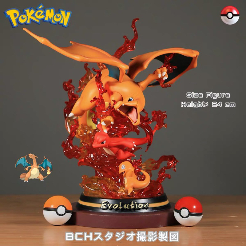 Mô hình Charmander Evolution trong Pokemon