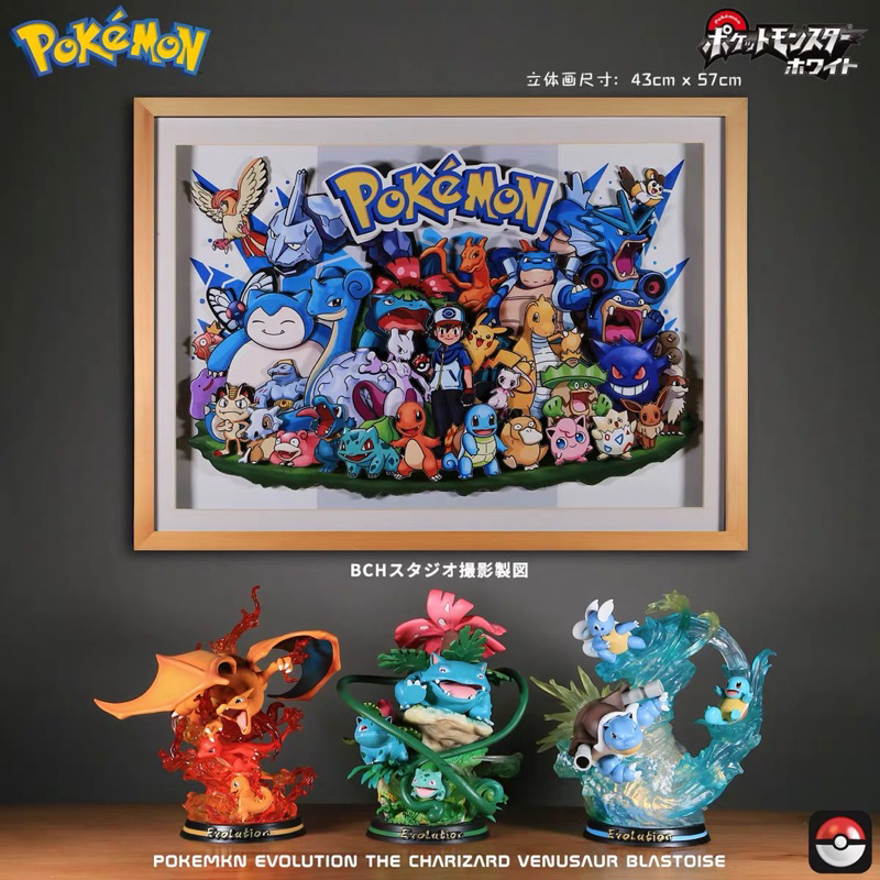 Mô hình Charmander Evolution trong Pokemon