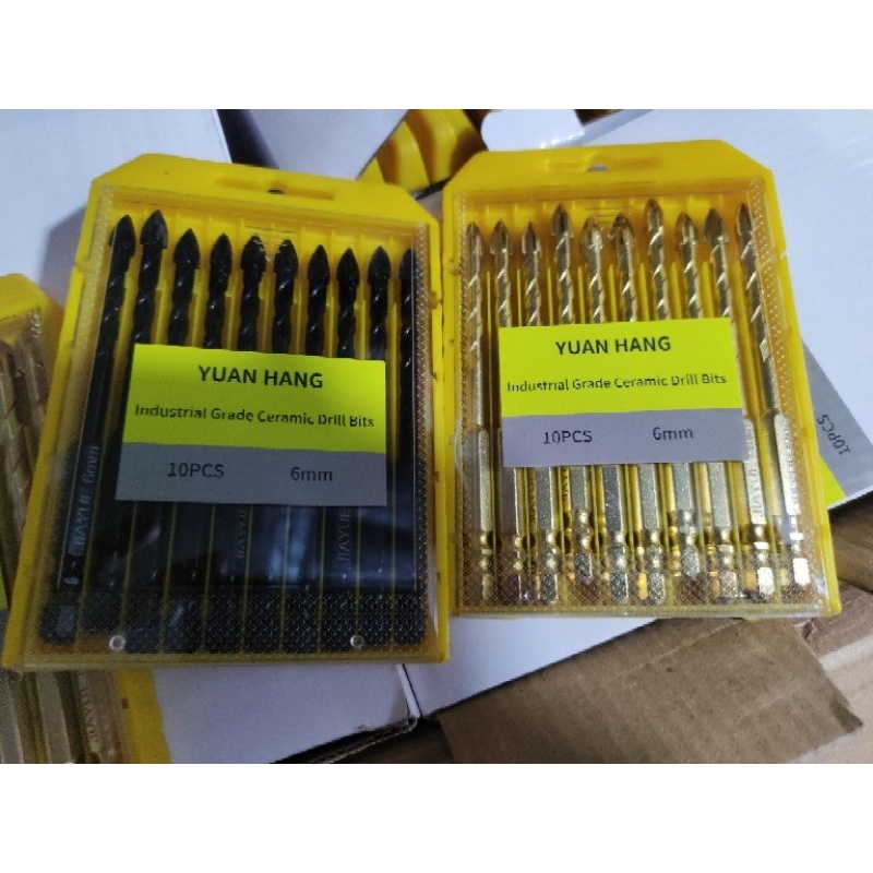 combo 10 mũi khoan đa năng 4 cạnh