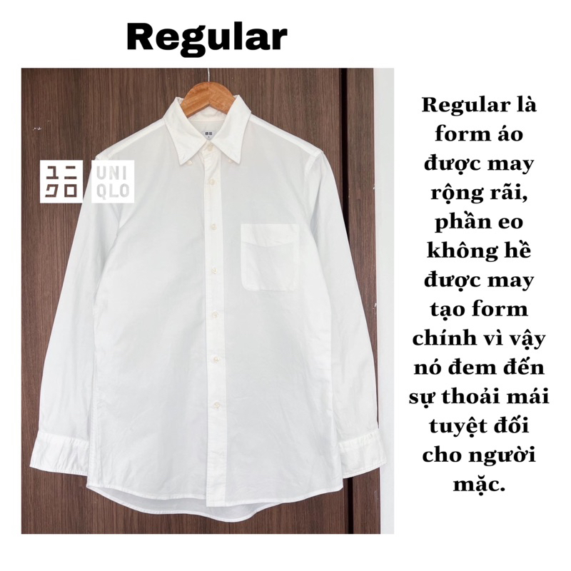 Sơ mi nam trắng UNIQLO - Hàng 2hands tuyển