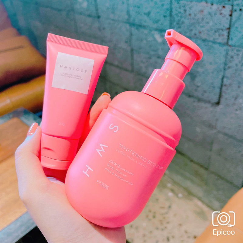 BODY VIP MẪU MỚI TẶNG KÈM KÍCH TRẮNG 20G HM STORE