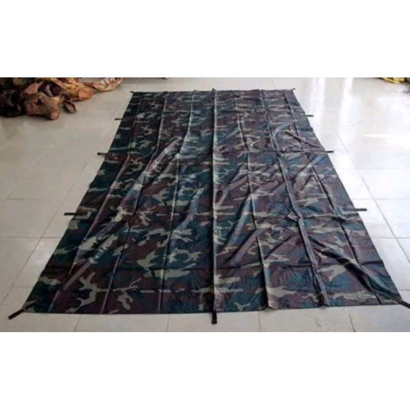 Tấm tăng /bạt rằn ri che mưa cao cấp 1m8 -3m2 có kèm dây dù tròn 20 m