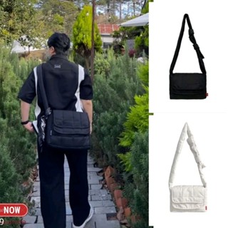 túi đeo chéo chần bông nam nữ unisex siêu nhẹ chống nước alsbag HAI NẮP