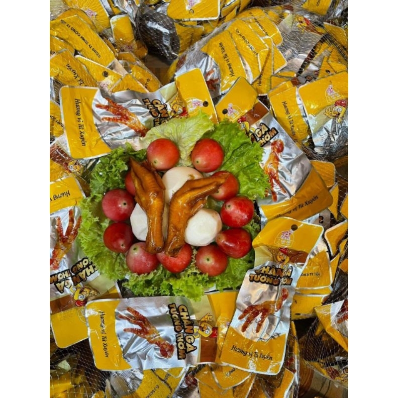 10 chiếc chân gà tương thơm , tương cay