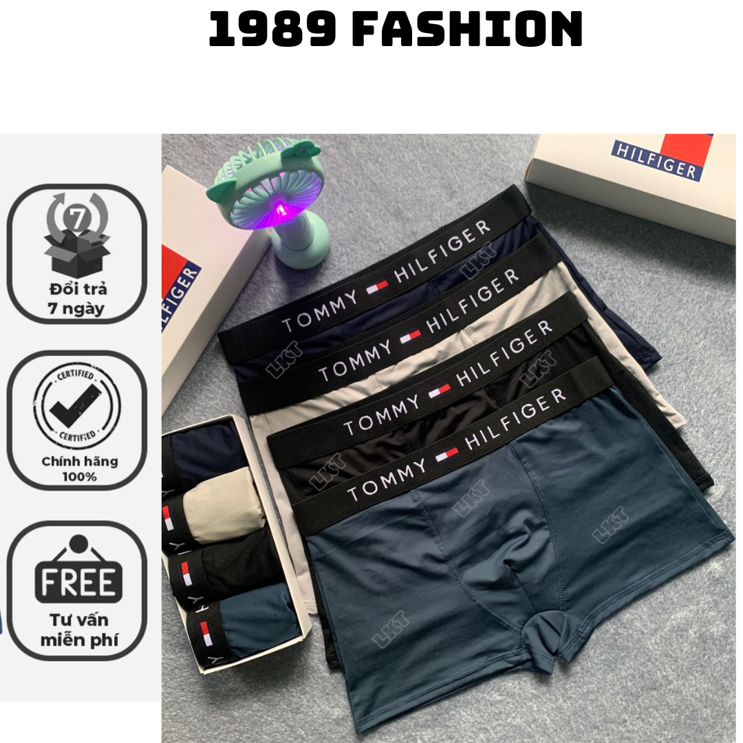 Quần lót nam Boxer TM th lạnh Combo 5 cái Quần sịp nam đùi thun lạnh cao cấp Co giãn 4 chiều cực thoáng khí kháng khuẩn