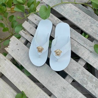 dép sandal nam nữ full trắng sp78