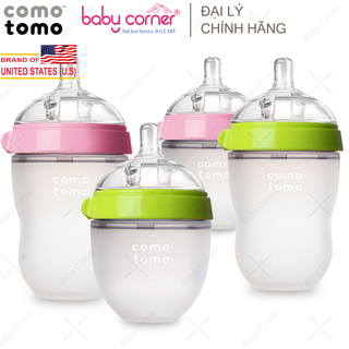 Bình Sữa Silicone Comotomo 150ml/ 250ml Cho Bé 0M+