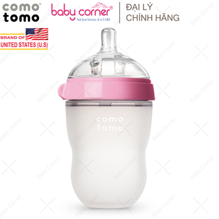 Bình Sữa Silicone Comotomo 150ml/ 250ml Cho Bé 0M+