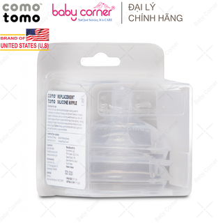 [Có Tách Lẻ] Núm Ti Thay Thế Bình Sữa Silicone Comotomo Cho Bé