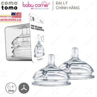 [Có Tách Lẻ] Núm Ti Thay Thế Bình Sữa Silicone Comotomo Cho Bé
