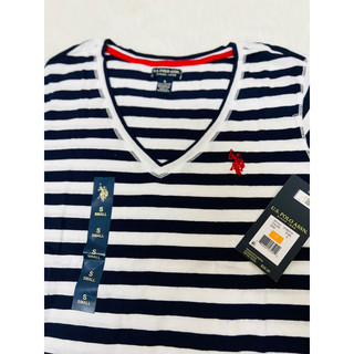 Áo thun nữ cổ tim U.S. Polo Assn